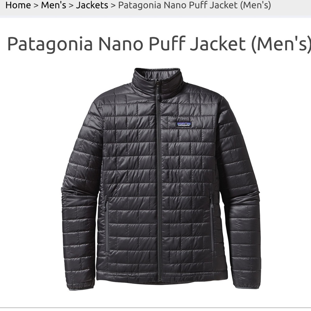 Patagonia Men's Nano Puff Jacket Grey Color Sz XXL - Picture 2 of 9